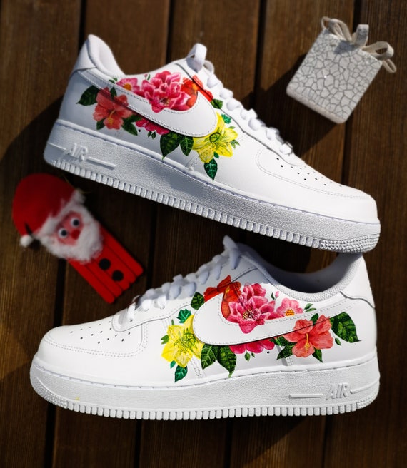 nike flower sneakers