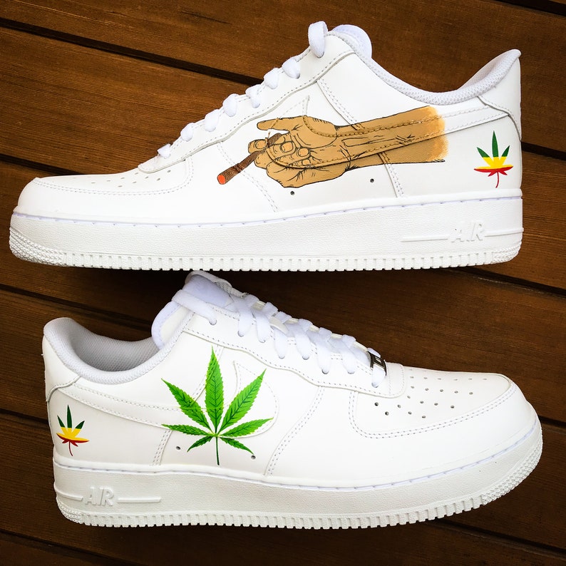 air force 1 custom weed