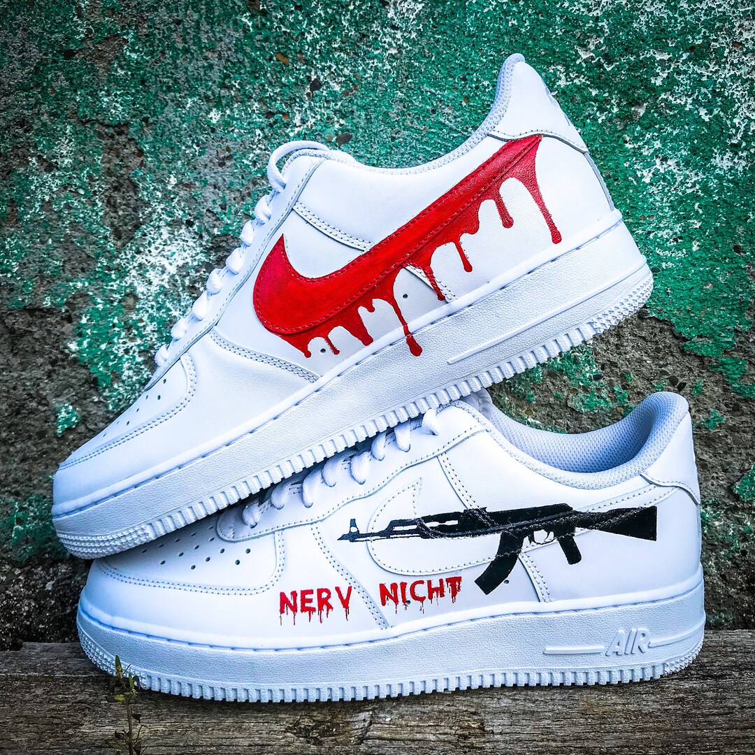 Custom Sneakers Nike Air Force 1 ak-47 - Etsy
