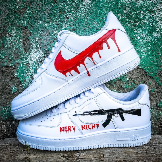 Custom sneakers Nike Air Force 1 AK-47 