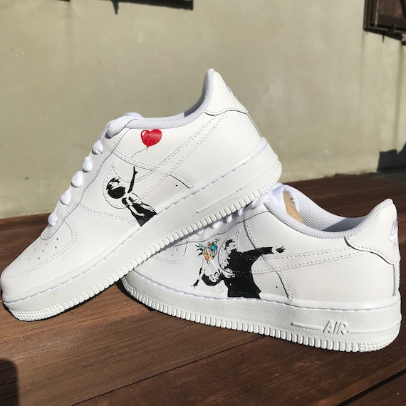 Personalizadas Nike Air Force 1 Banksy | Etsy