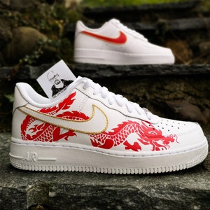 nike air force red dragon