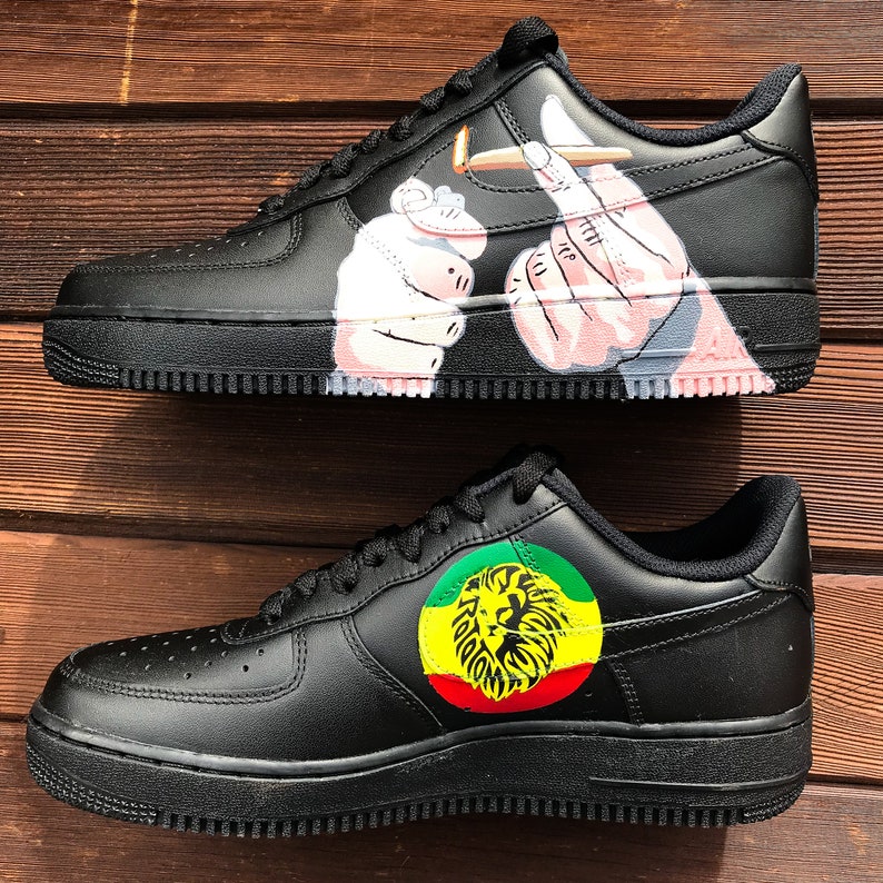 custom air force 1 weed