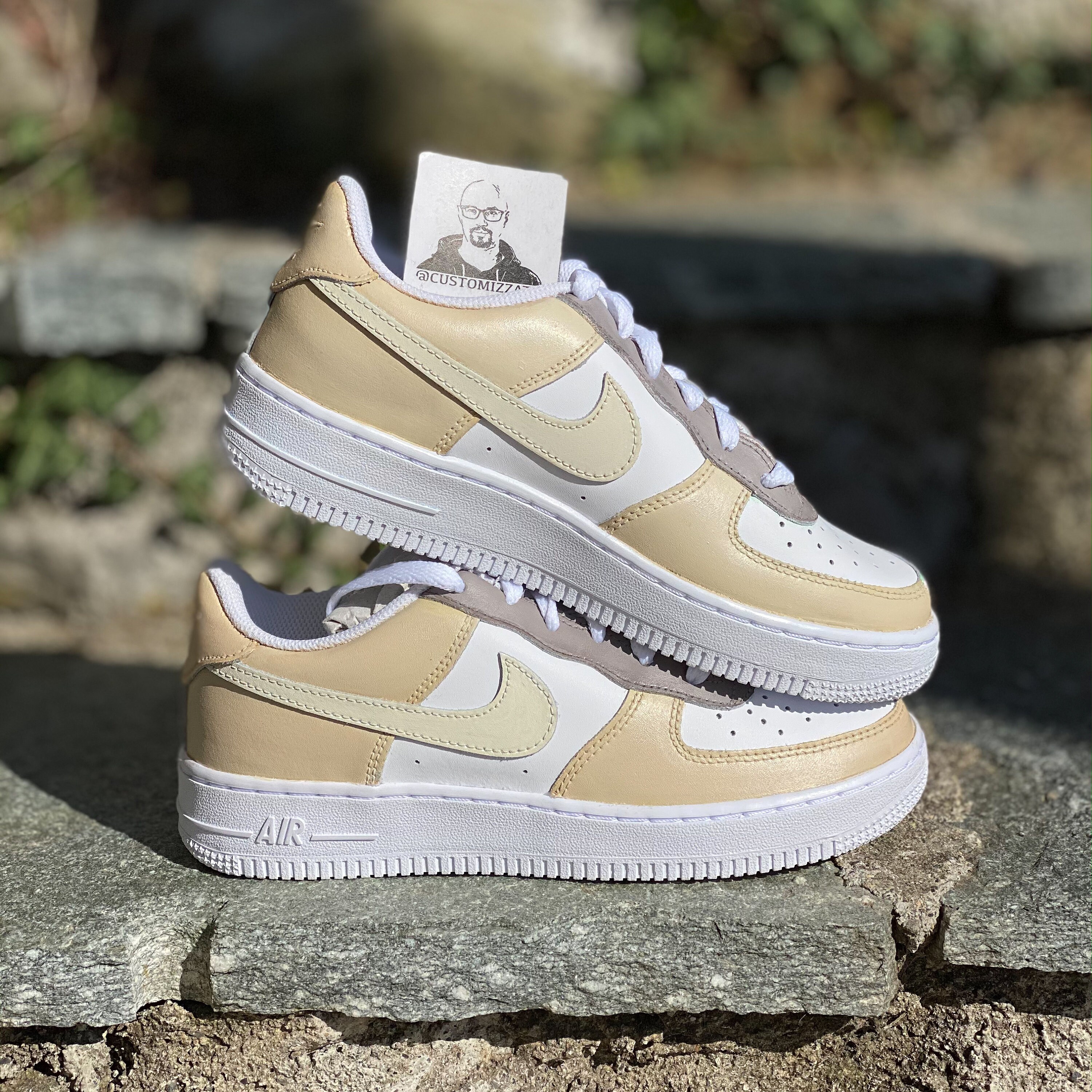 Custom Nike Air Force 1 Neutral Colors | Etsy