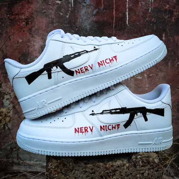 Custom sneakers Nike Air Force 1 AK-47 