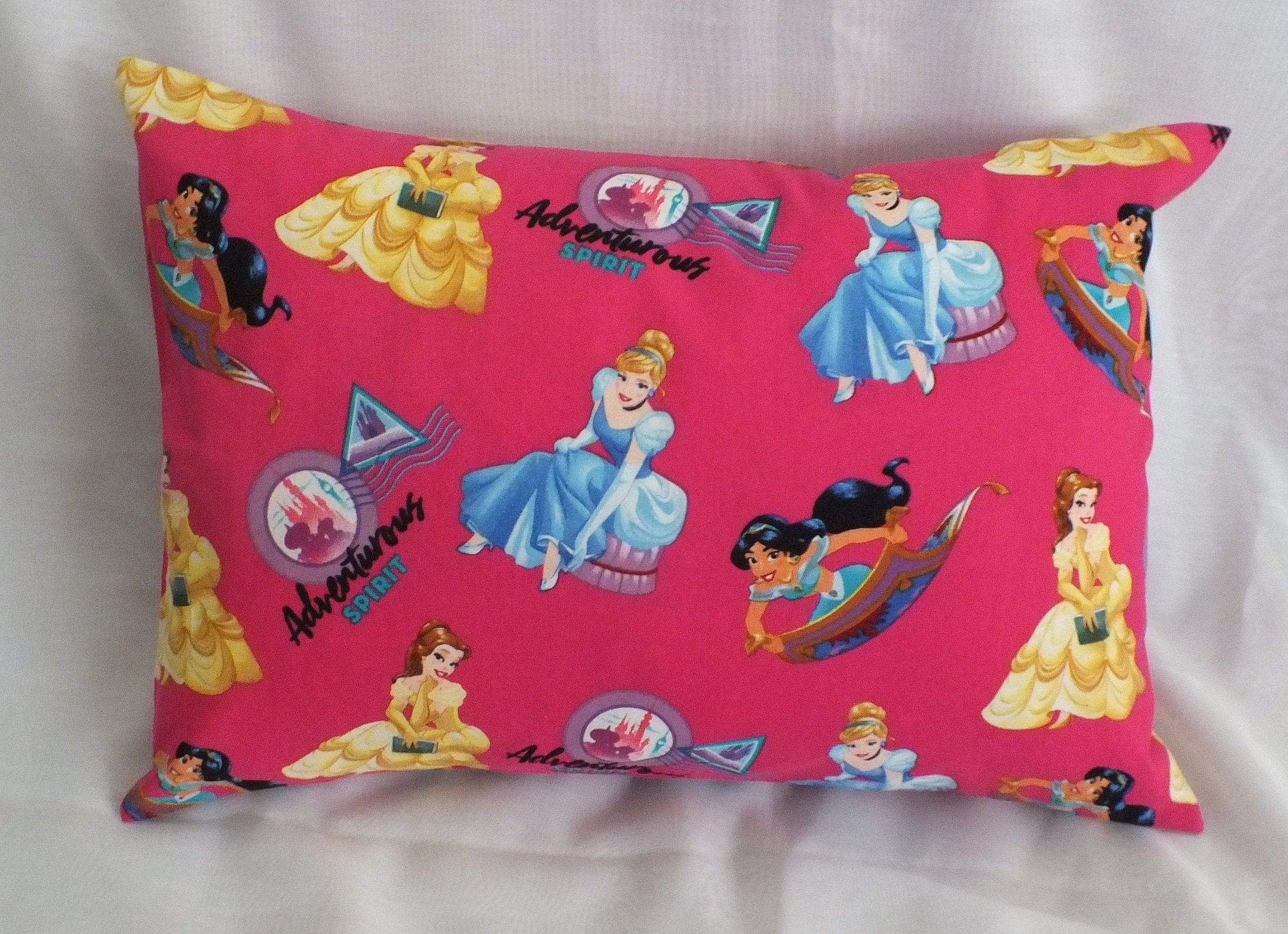 Pillowcase Disney Princesses 12 x 16 Toddler Cotton Etsy