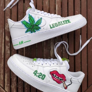 air force 1 custom weed