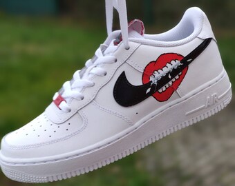 Custom sneakers | Etsy Dripping Paint Air Force 1 Custom Sneakers | Etsy in 2020