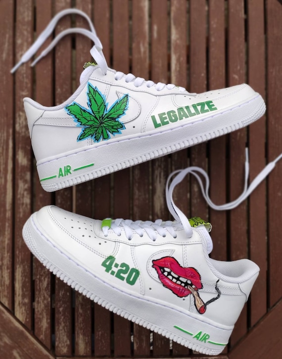 custom weed air forces