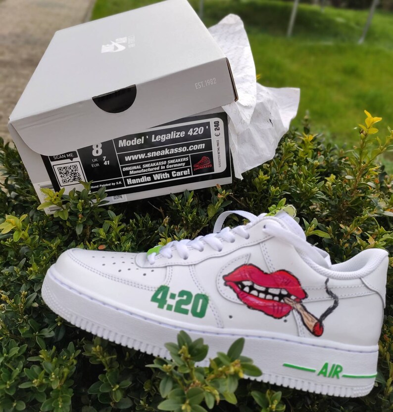 air force 1 custom weed