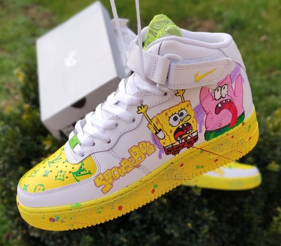 yellow custom air force 1
