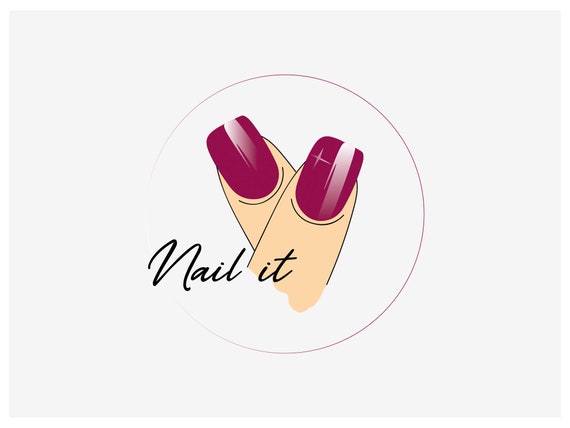 1. Free Nail Salon Logo Design Templates - wide 7