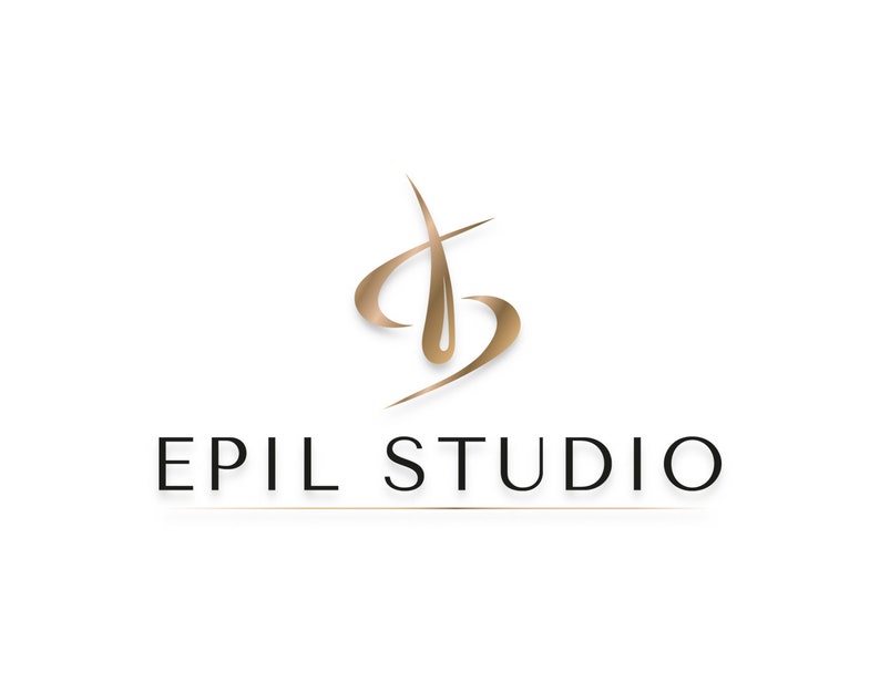 Epil Studio Logo Beauty Salon Logo Epilation Logo Design Etsy