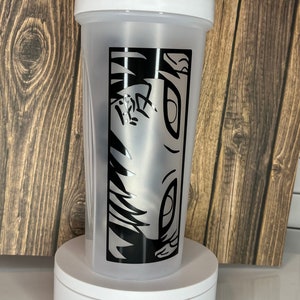 Senpai Designs Anime Shaker Bottle - 20 Ounce - Shaker Bottle with Shaker Ball - Nutrient Shake - Protein Shake, Meal Prep & Replacement - Gym