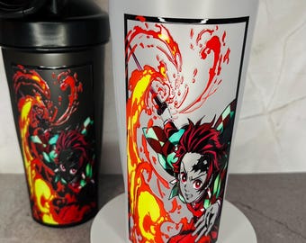 Anime Cup, frullatore per anime, idea regalo per gli amanti della palestra, shaker proteico preconfezionato per allenamento Anime Cup, frullatore proteico per palestra e fitness