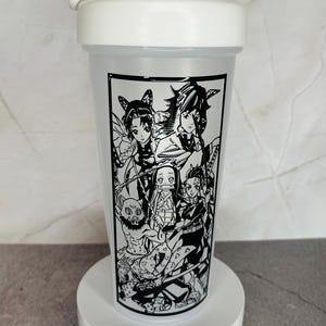 Anime Blender Bottle Anime Blender Bottle Gift Idea for Gym Lover Premade Workout Anime Shaker Protein Shaker Gym Protein Fitness Cup