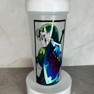 Anime Blender Bottle Anime Blender Bottle Gift Idea for Gym Lover Premade Workout Anime Shaker Protein Shaker Gym Protein Fitness Cup