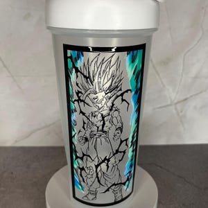 Anime Blender Bottle Anime Blender Bottle Gift Idea for Gym Lover Premade Workout Anime Shaker Protein Shaker Gym Protein Fitness Cup