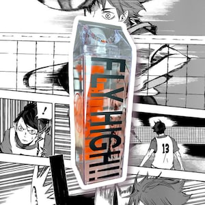 Aangepaste gepersonaliseerde anime melkpak waterfles voor anime minnaar Cadeau voor hem Cadeau voor haar Cadeau voor hen Cadeau idee vakantie