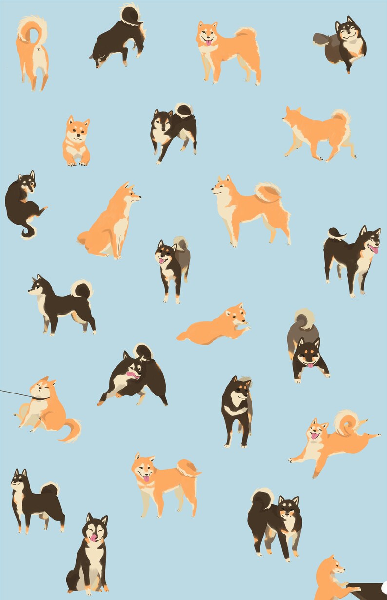 Shiba Inu Tea Towel