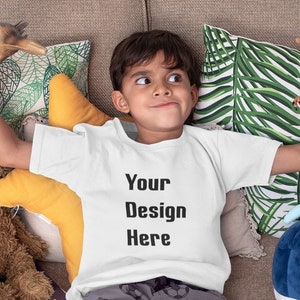 Personalized Design Youth T Shirt, Your Image or Text Tee, Custom Kids Name Birthday Shirts, Casual Children's Apparel, Bulk Youth Sport Tee