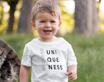 Create Your Own Toddler Birthday Shirt, Personalized Youth Shirt with Custom Design, Infant Special Occasion Graphic Teee, Personalized Gift