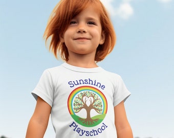 Personalized Logo Shirts for Daycares, Custom Designed Tees for Schools Staff and Events, Create Your Own Branded Apparel, Preschool Tops