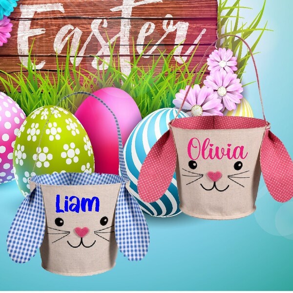 Easter Basket Canvas Etsy