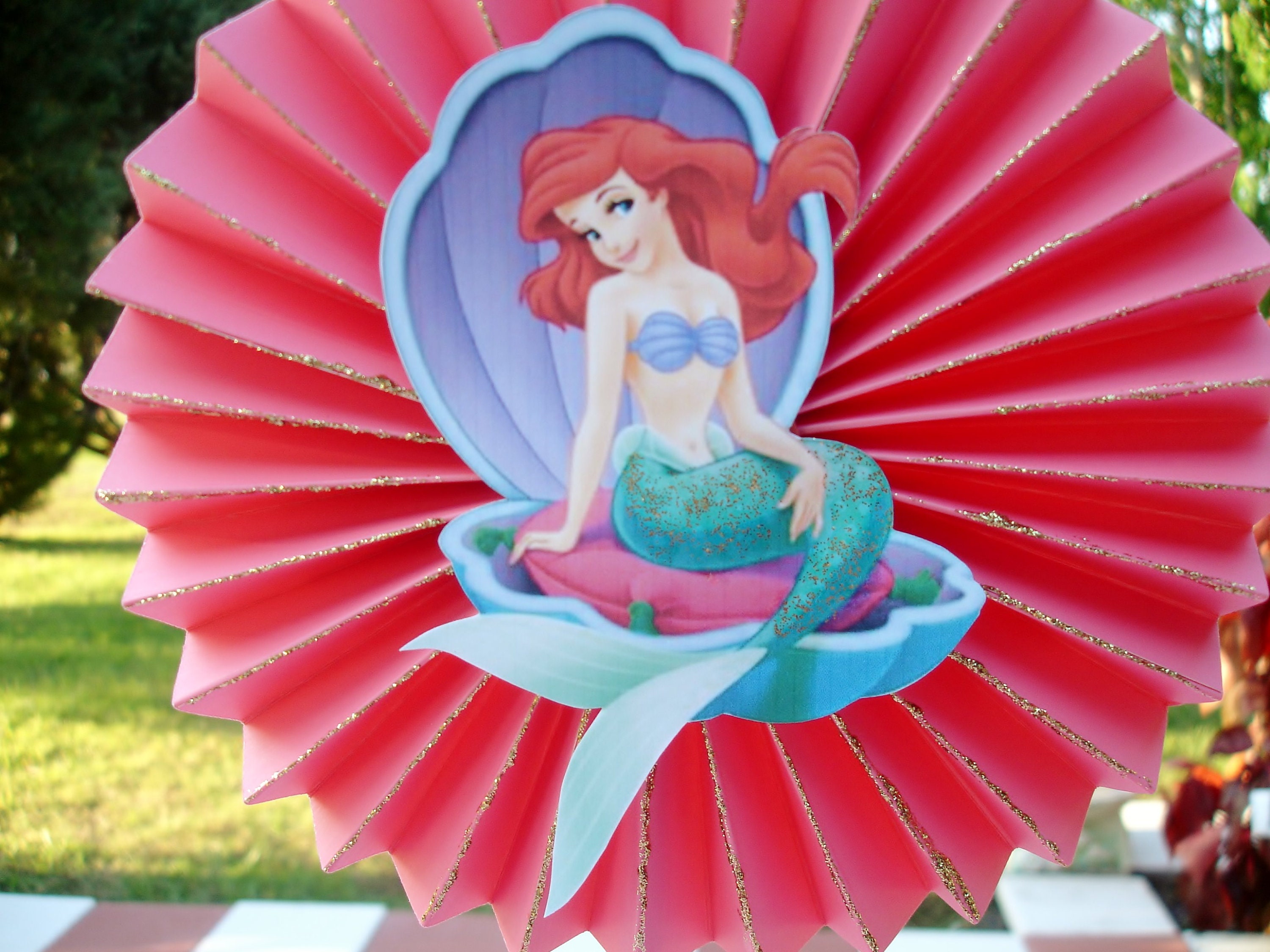 Mermaid Centerpiece . Centerpiece to Themed Mermaid Party. Etsy