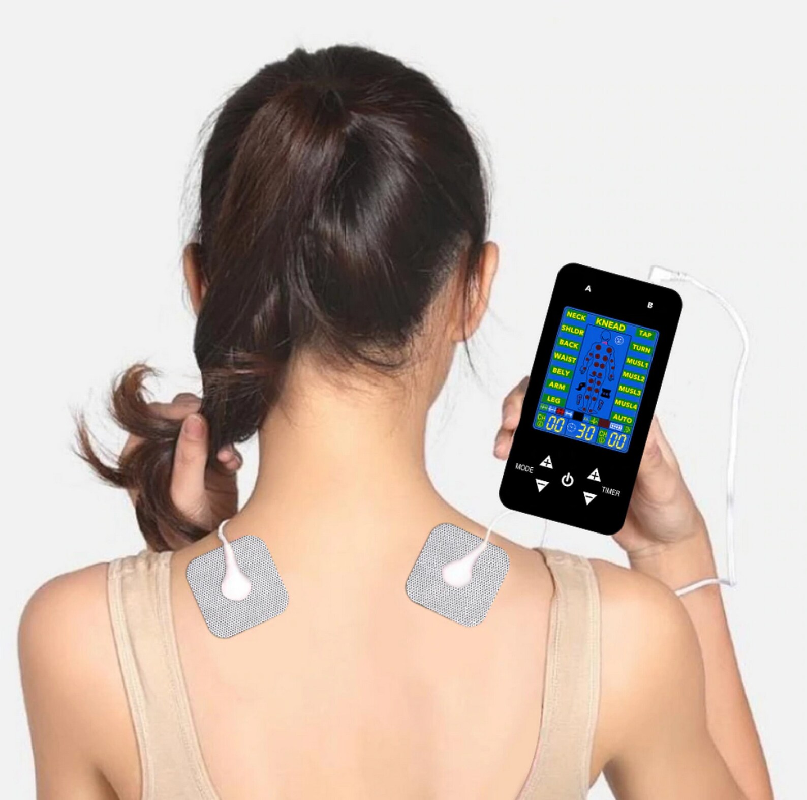 Electrical Nerve Stimulator Massager TENS Decrease Leg Hip Etsy