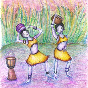 African Folk Dancers