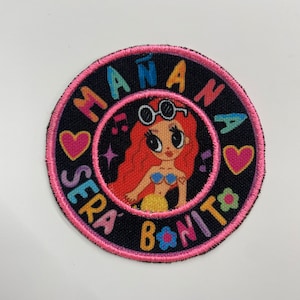 Karol G, Mañana sera bonito patch iron on ready