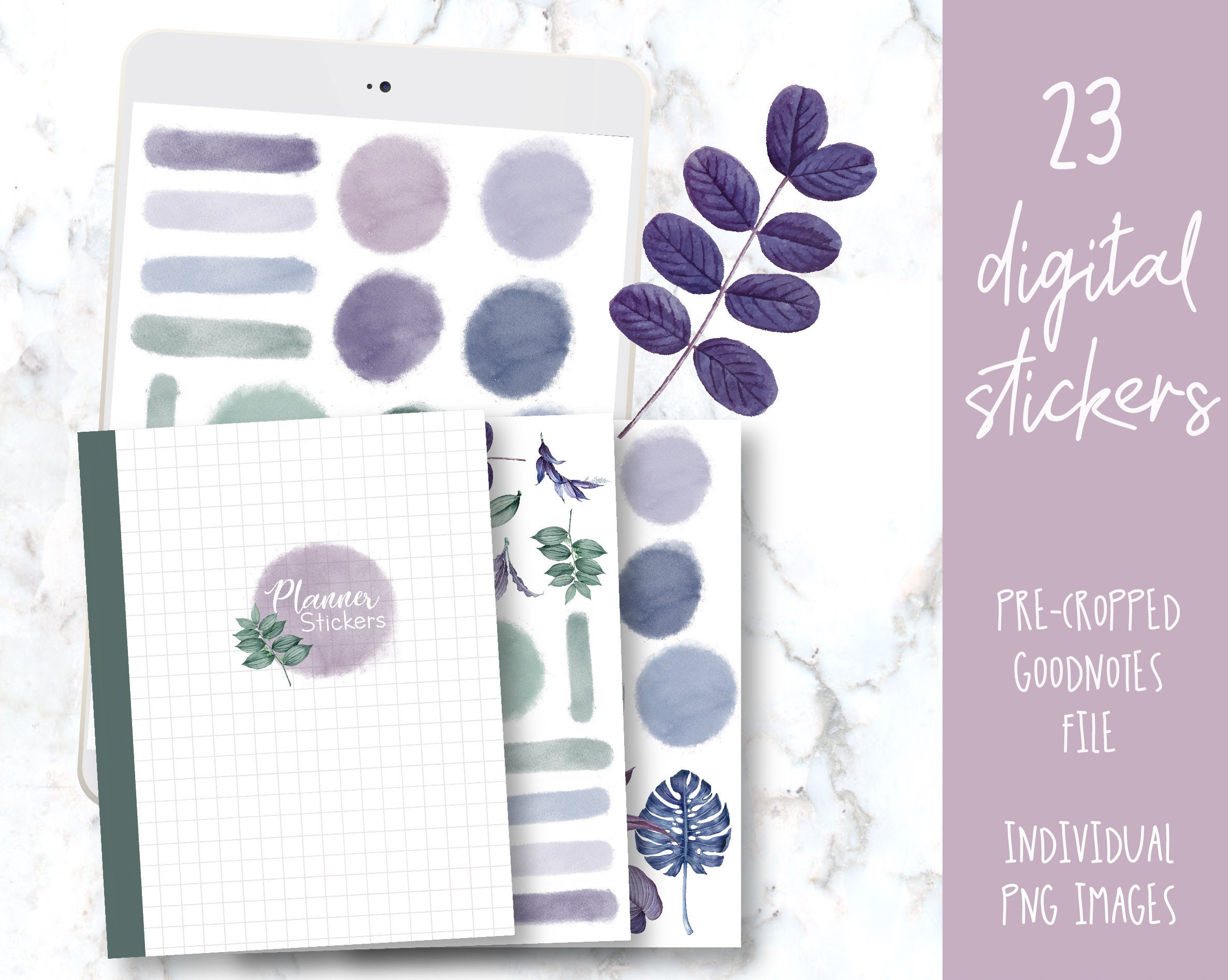 COD20 Goodnotes stickers/botanical digital stickers / Etsy