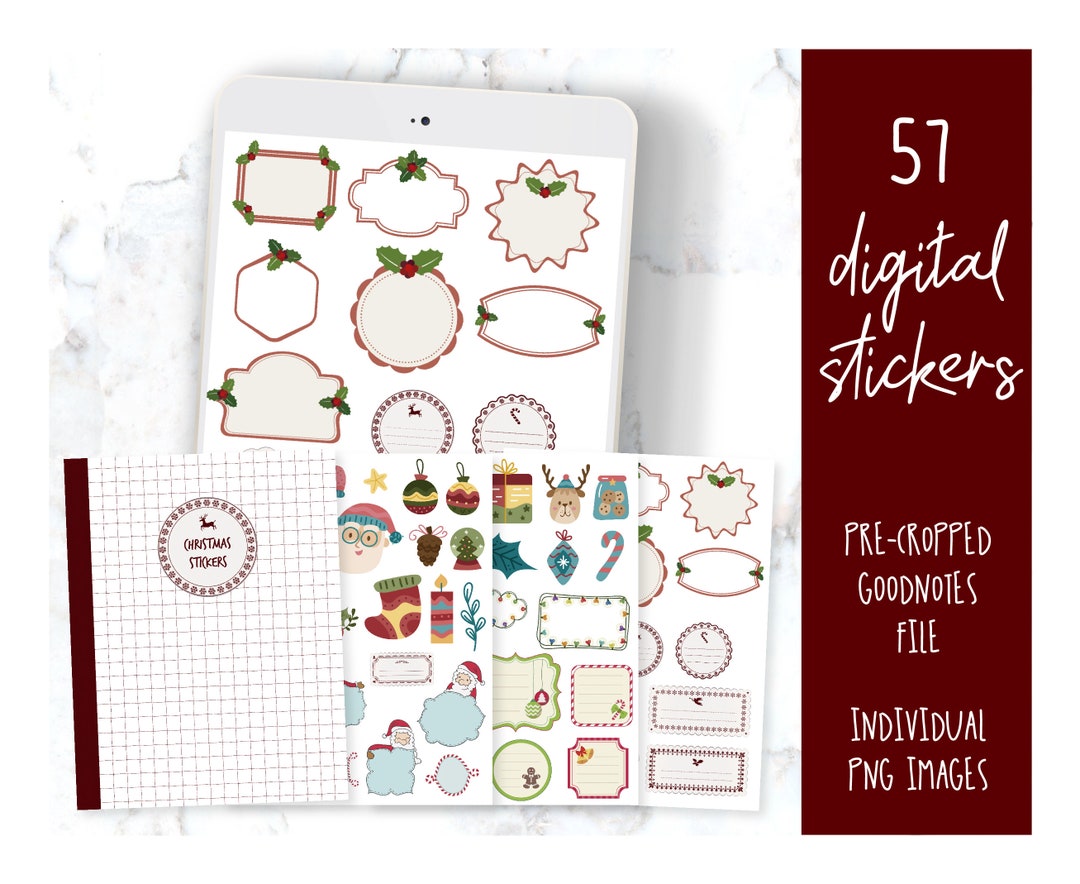 COD1324 Goodnotes Stickers/christmas Digital Stickers / Goodnotes Pre