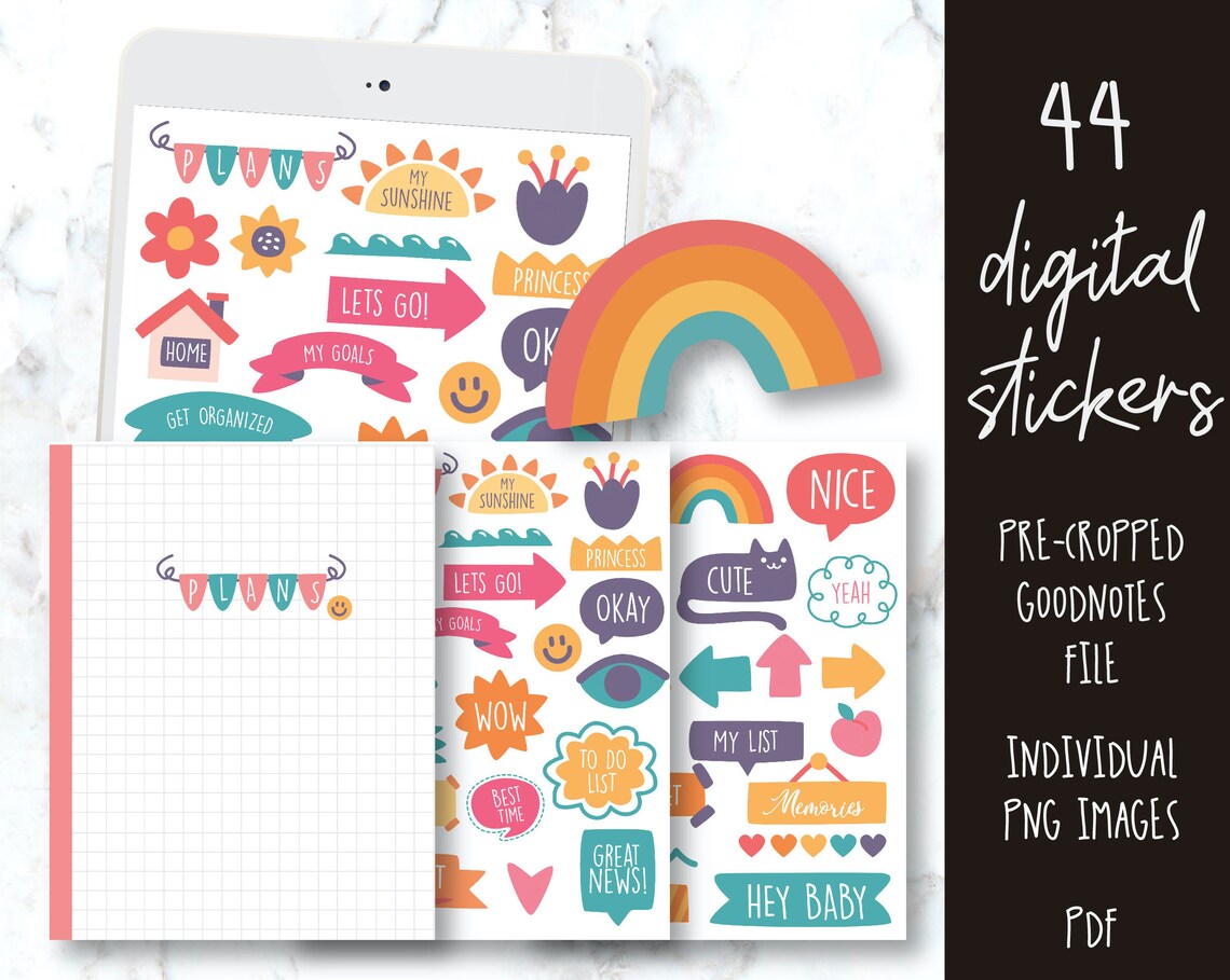 COD31 Goodnotes Stickers/aesthetic Digital Stickers / Etsy