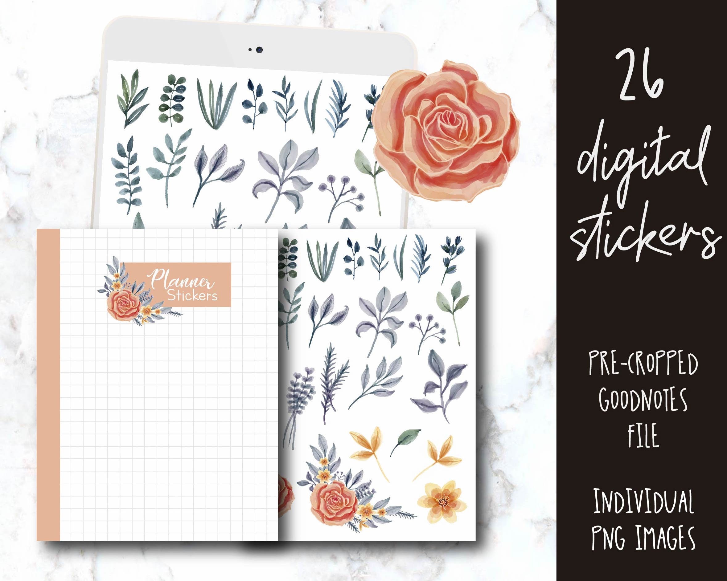 COD06 Goodnotes stickers/aesthetic digital stickers / Etsy