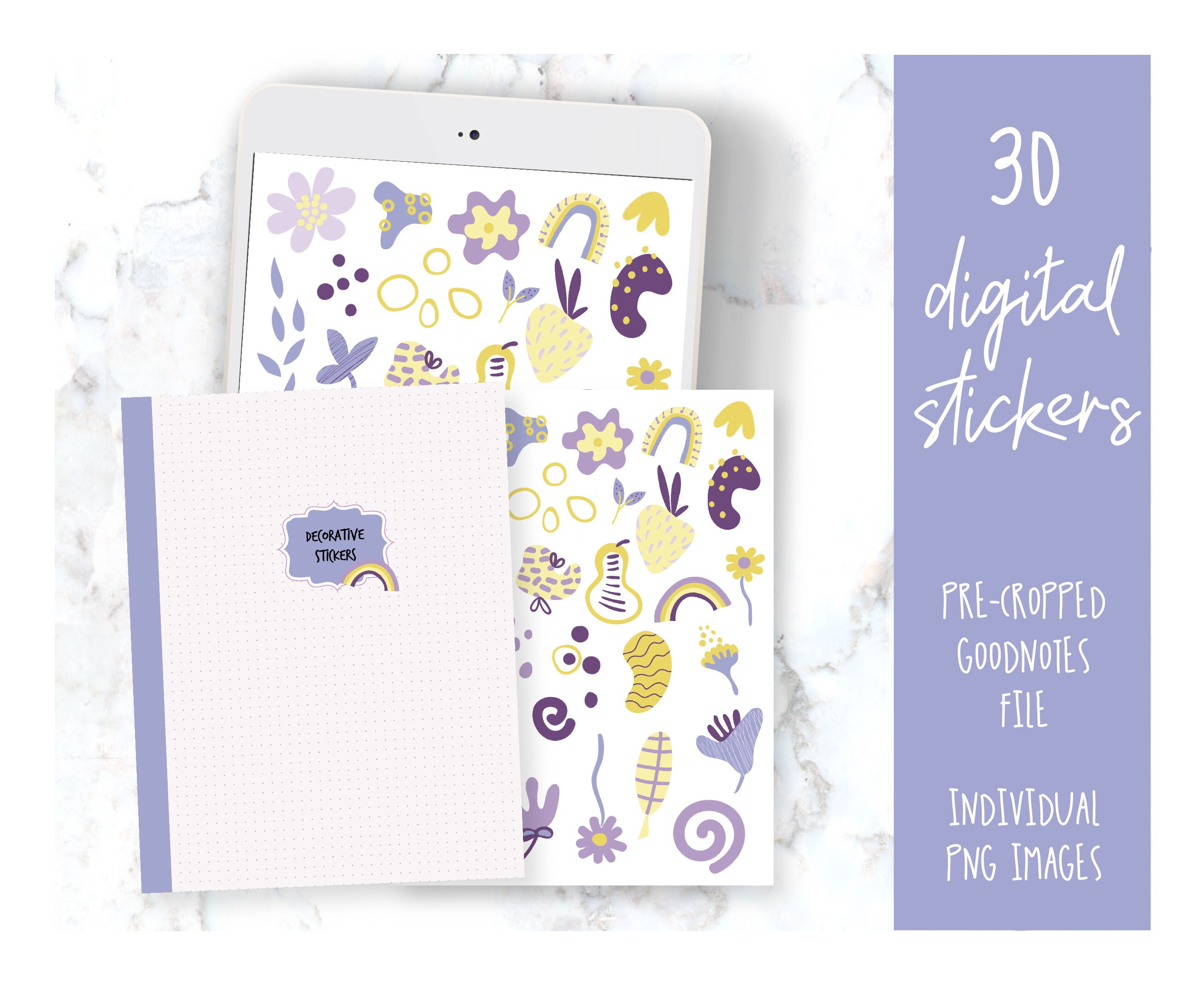 COD1328 Goodnotes Stickers/aesthetic Digital Stickers / Etsy
