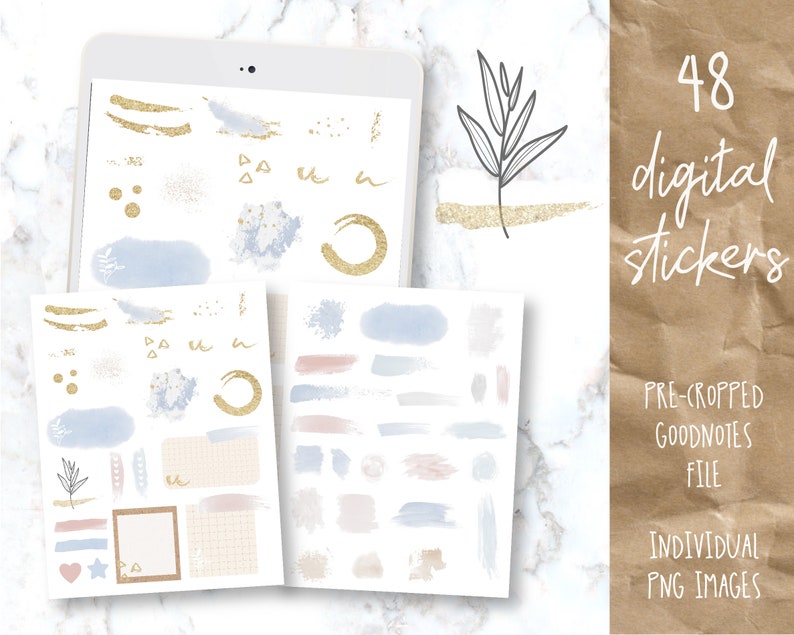 COD1191 Goodnotes stickers/aesthetic digital stickers / Etsy