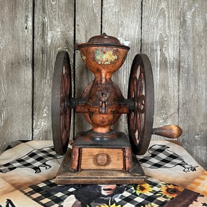 1800s American Enterprise No. 3 Double Wheel Coffee Grinder