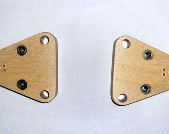 Par de esquinas de 45 grados (aptas solo para barras de pinbar de nuevo estilo)