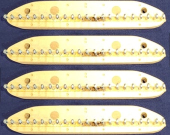 Juego de 4 pasadores de 5 pulgadas (21 hebras)