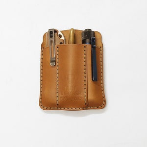 Leather edc pocket pouch, edc organizer image 5