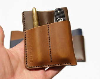 Fit99-  EDC Card Holder with Knife and Pen Pockets, edc pocket organizer