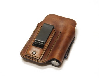 leather edc organizer for belt, edc belt pouch