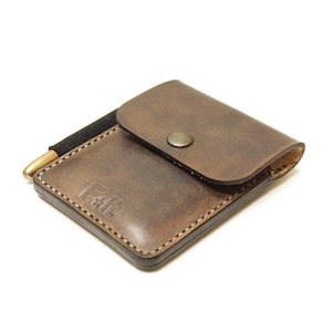 Edc Card Caddy With Clasp, Card Wallet for Everyday Carry, Leather Card ...