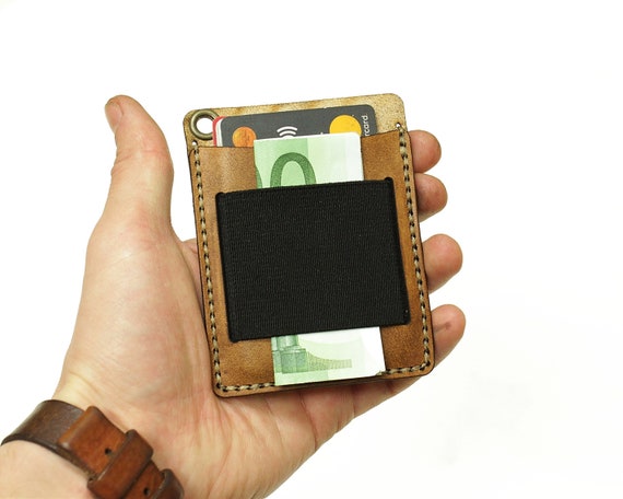 mens wallet with elastic strap