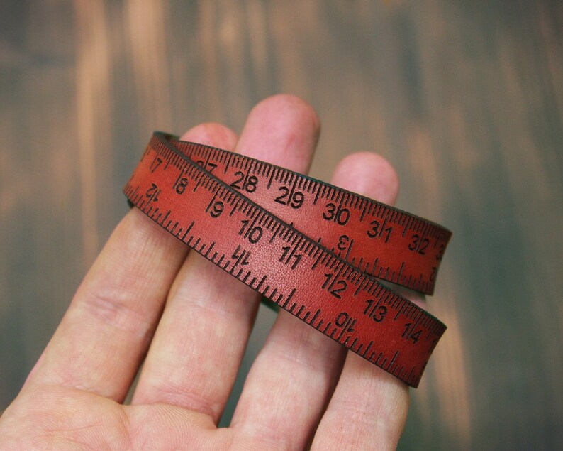 wrist ruler bracelet ruler bracelet double wrap ruler etsy