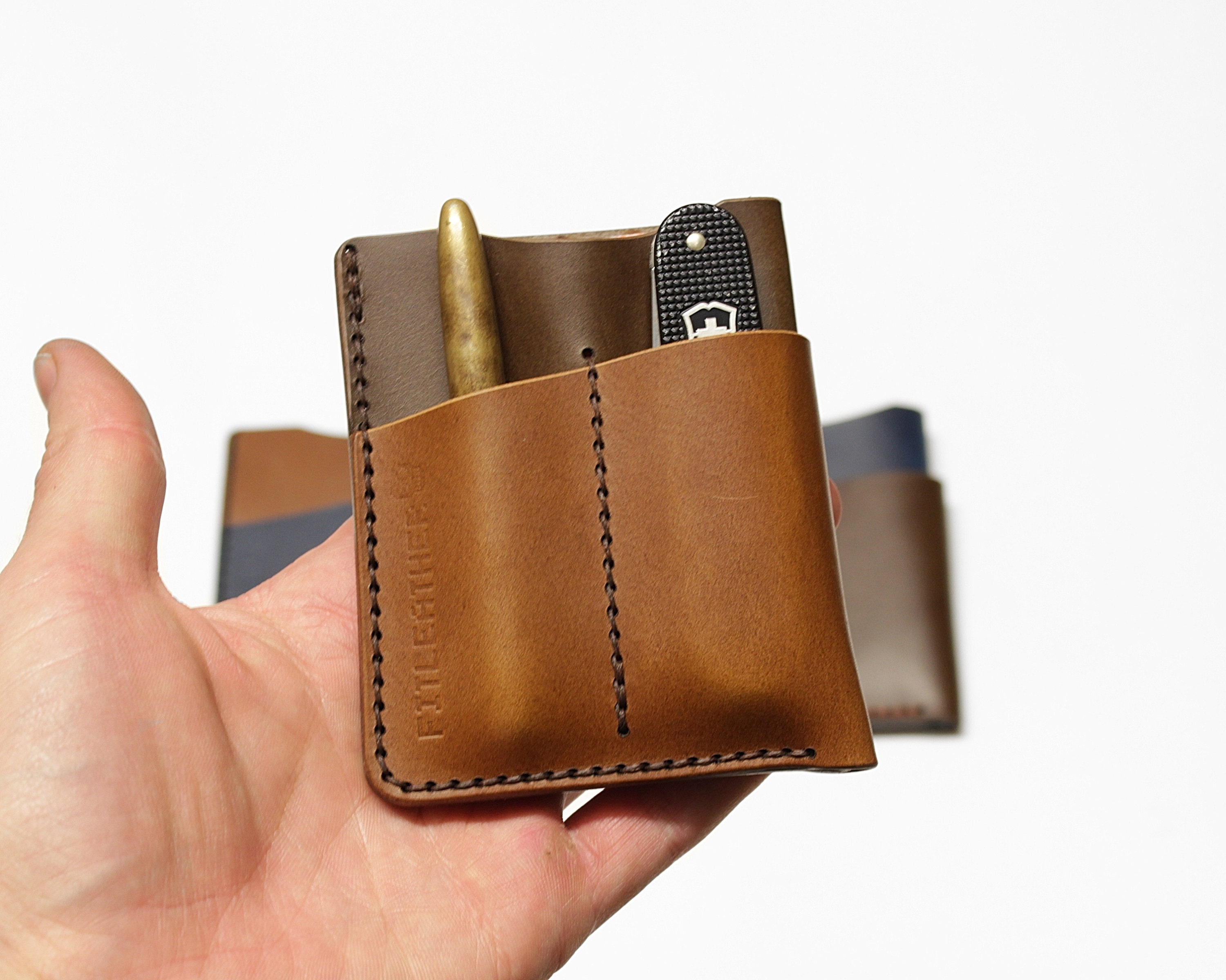 Fit99- EDC Card Holder With Knife and Pen Pockets, Edc Pocket Organizer ...