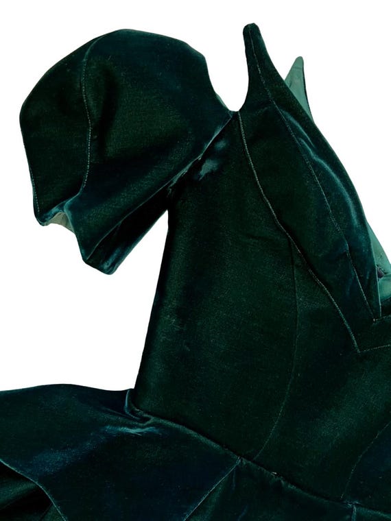 Vintage 80s THIERRY MUGLER Iconic Vapire Dress Gr… - image 10