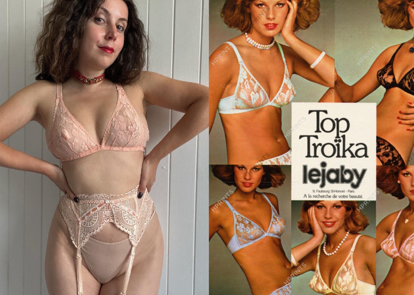 1970s Lingerie Fashion  Panties, Bras, Teddies, Slips